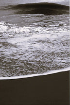 An ocean artwork canvas print with a cooler, moodier palette.