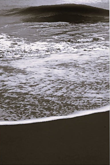 An ocean artwork canvas print with a cooler, moodier palette.